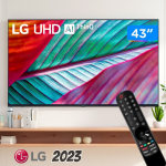 Smart TV 43″ 4K LG UHD ThinQ AI 43UR7800PSA HDR Bluetooth Alexa Google Assistente Airplay2 3 HDMI na Amazon