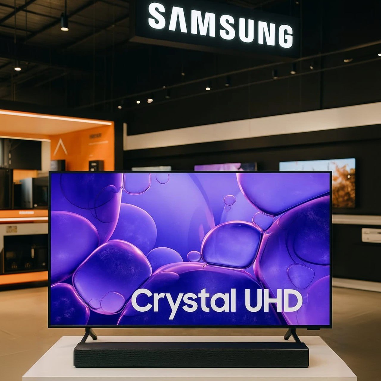 Smart TV 43″ Crystal UHD 4K U8600F 2025 + Soundbar B400F/ZD na Amazon