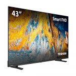 Smart TV 43″ Full HD LED TB017M Toshiba 43V35L com WiFi, Dolby Audio e Espelhamento de Tela na Extra
