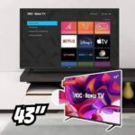 Smart TV 43″ HD AOC Roku 43S5045/78G TV HDMI 1 USB Wifi Conversor Digital na Amazon