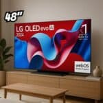 Smart TV 4K 48″ LG OLED evo Gaming TV OLED48C4 Processador α9 Ger7 AI Painel 144Hz Design Ultra Slim Dolby Vision Dolby Atmos G-Sync FreeSync na Amazon