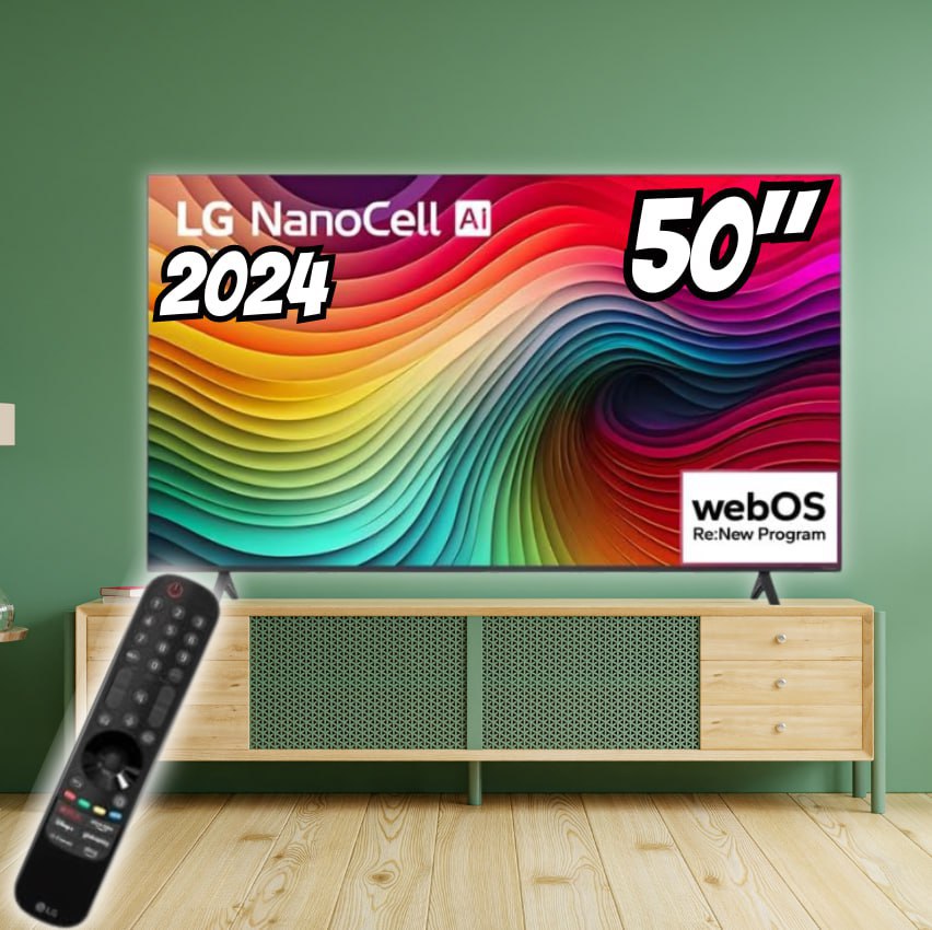 Smart TV 4K 50″ LG NanoCell 50NANO80T Processador α5 Ger7 AI Hub de Esportes Alexa/Chromecast integrado webOS 24 Controle Smart Magic na Amazon