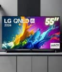 Smart TV 4K 55″ LG QNED 55QNED80T Processador α5 Ger7 AI Quantum Dot Nanocell Local Dimming Design Super Slim Alexa/Chromecast integrado webOS 24 na Amazon