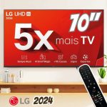 Smart TV 4K 70″ LG UHD 70UT8050 na Amazon