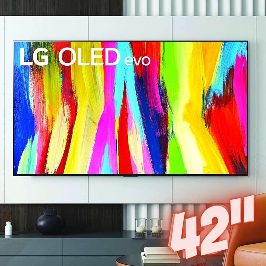 Smart TV 4K LG OLED 42" Polegadas com ThinQAI, Google, Alexa e Wi-Fi - OLED42C2 na Carrefour