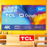 Smart TV 50” 4K LED TCL 50P635 VA Wi-Fi Bluetooth HDR Google Assistente 3 HDMI 1 USB na Magazine Luiza