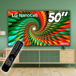 Smart TV 50″ 4K LG NanoCell 50NANO77SRA Bluetooth ThinQ AI Alexa Google assistente Airplay 3 HDMI, Light Black na Amazon