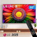 Smart TV 50″ 4K LG UHD ThinQ AI 50UR8750PSA HDR Bluetooth Alexa Google Assistente Airplay2 3 HDMI na Amazon