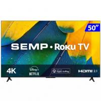 Smart TV 50” 4K UHD LED Semp RK8600 Wi-Fi - 3 HDMI 1 USB na Magazine Luiza