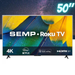 Smart TV 50” 4K UHD LED Semp RK8600 Wi-Fi – 3 HDMI 1 USB na Magazine Luiza