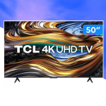Smart TV 50″ 4K UHD LED TCL 50P755 Wi-Fi Bluetooth 3 HDMI 1 USB na Magazine Luiza