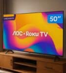 Smart TV 50″ AOC 4K DLED 50U7045/78G Roku TV Quad Core 3 HDMI na Amazon