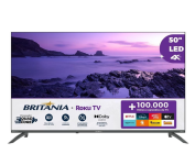 Smart TV 50” Britânia Roku TV LED Dolby Audio BTV50VA4REGB na Amazon