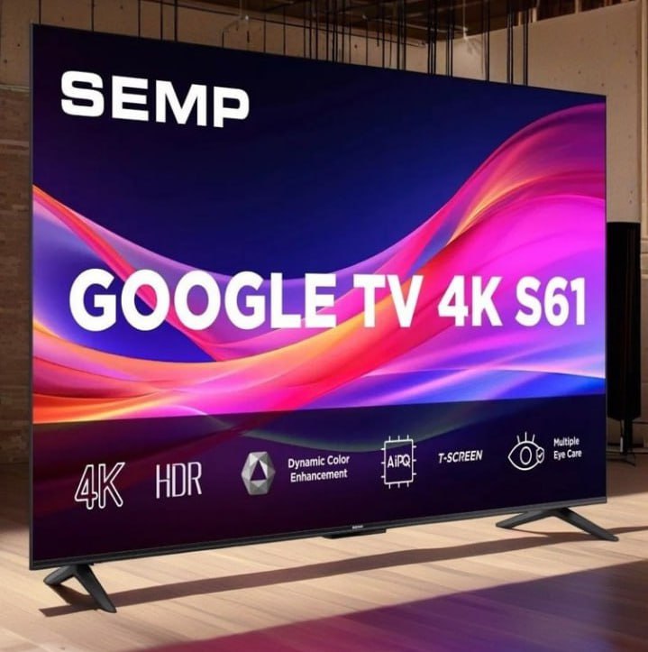 Smart TV 50″ Google TV LED Ultra HD 4K TCL 50S61 3 HDMI 1 USB Bluetooth HDR10 Bivolt – Semp na Amazon