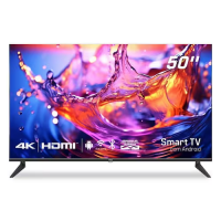 Smart TV 50" HQ 4K 3 HDMI 2 USB WI-FI Android 11 Design Slim & Tela Frameless UDE50HR315LN na Casas Bahia