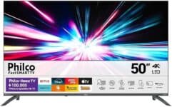 Smart TV 50” Philco Roku TV LED Dolby Audio PTV50VA4REGB na Amazon