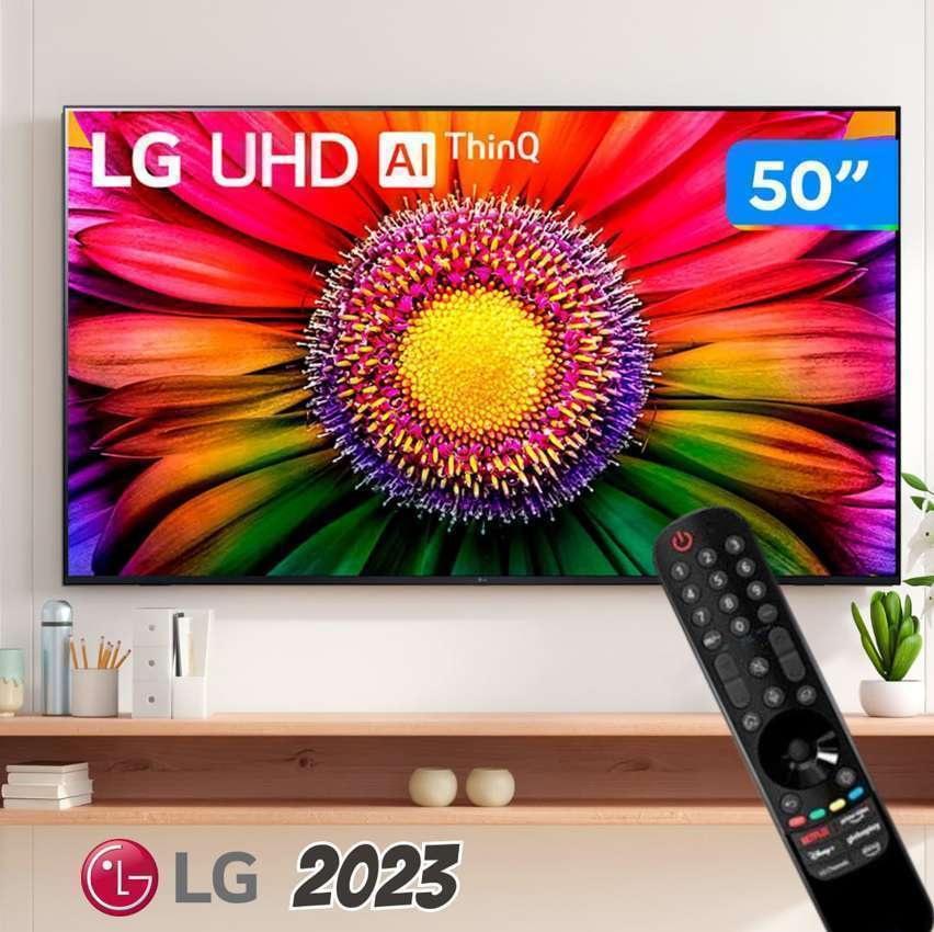 Smart TV 50 Polegadas LG 4K UHD, 3 HDMI, 2 USB, Bluetooth, Wi-Fi, ThinQ AI, Alexa, Google Assistente – 50UR8750PSA na KaBuM!