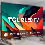 Smart TV 50 Polegadas TCL QLED 4K UHD, 3 HDMI, 2 USB, Bluetooth, Wi-Fi, (Google Assistant, Dolby Vision Atmos, Preto Chumbo – 50C635 na Magazine Luiza