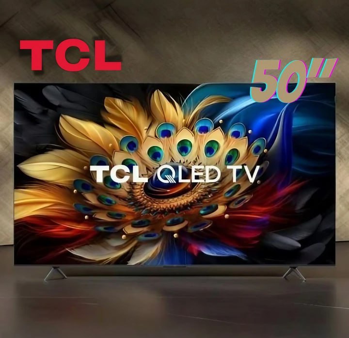 Smart TV 50″ QLED 4K TCL 50C655 com Processador AIPQ, Google TV, HDR10+, Wi-Fi Dual Band, Bluetooth Integrado, Google Assistente, Dolby Vision e Atmos na Casas Bahia