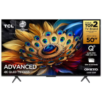 Smart TV 50" QLED 4K TCL 50C655 Com Processador AIPQ, Google TV, HDR10+ na Ponto