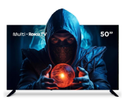 Smart TV 50″ Roku Multi 4K Compatível com Alexa e Google Home – TL059M na Amazon