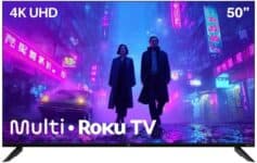 Smart TV 50″ Roku Multi 4K Compatível com Alexa e Google Home na Amazon