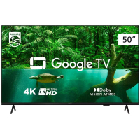 Smart TV 50" Ultra HD 4K Philips 50PUG7408/78 Com Google TV HDR10+ Dolby Vision Dolby Atmos Bluetooth 5.0 E Chromecast na Casas Bahia