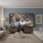 Smart TV 55″ 4K Dolby Audio Toshiba Vidaa – TB023M na Amazon