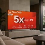 Smart TV 55″ 4K LCD LED NanoCel LG 55NANO80TSA AI Processor Wi-Fi e Bluetooth 3 HDMI 2 USB na Aliexpress