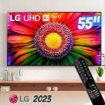 Smart TV 55″ 4K LG 55UR8750PSA na Amazon