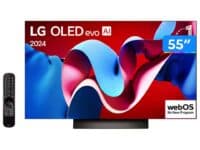 Smart TV 55″ 4K LG OLED evo OLED55C4 120Hz Nativo Processador α9 Ger7 Wi-Fi e Bluetooth 4 HDMI 3 USB na Aliexpress