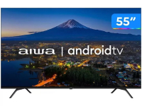 Smart TV 55” 4K Ultra HD D-LED Aiwa IPS Android – Wi-Fi Bluetooth Google Assistente 4 HDMI 2 USB na Magazine Luiza