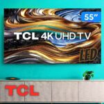 Smart TV 55” LED TCL 55P755 Wi-Fi Bluetooth na Aliexpress