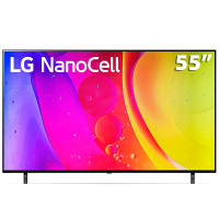 Smart TV 55" LG 4K NanoCell 55NANO80 HDMI 2.0, Nvidia GEFORCE NOW, ThinQ AI, Smart Magic, Google, Alexa na Casas Bahia