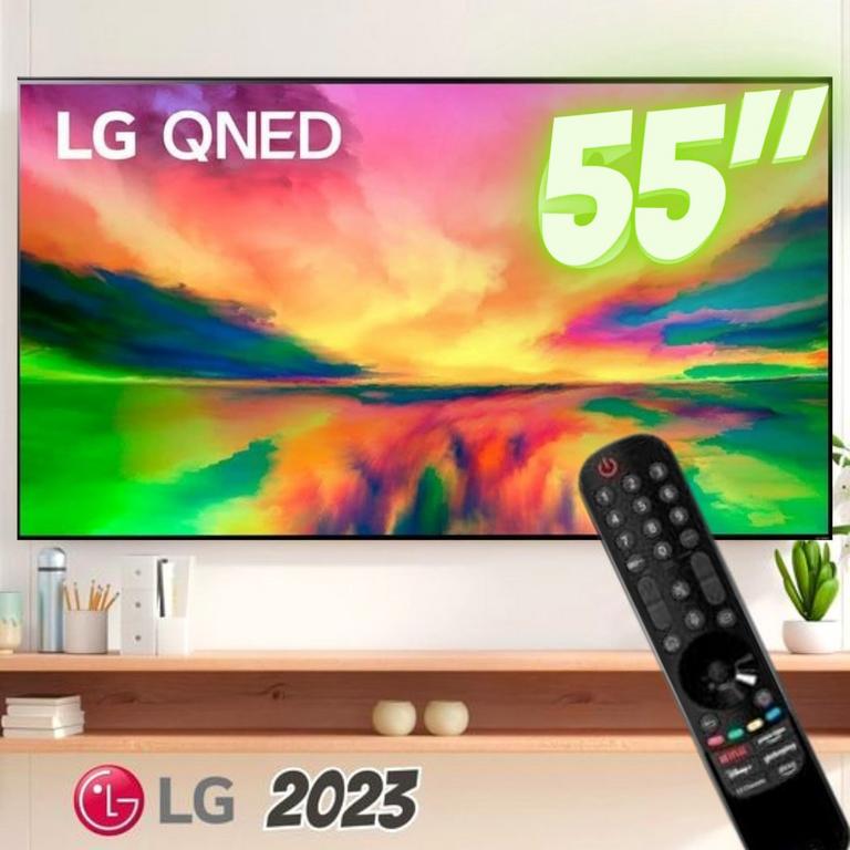 Smart TV 55″ LG 4K Quantum Dot NanoCell 55QNED80 120Hz, FreeSync, HDMI 2.1, ThinQ, Google, Alexa na Magazine Luiza