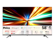 Smart TV 58″ Philco LED 4K Google TV HDR10 P58KGA na Amazon