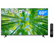 Smart TV 60” 4K LED LG 60UQ8050 AI Processor – Wi-Fi Bluetooth HDR Alexa Google Assistente 3 HDM na Magazine Luiza