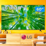 Smart TV 60” 4K LED LG 60UQ8050 AI Processor – Wi-Fi Bluetooth HDR Alexa Google Assistente 3 HDMI na Magazine Luiza