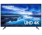 Smart Tv 60″ Samsung UN60AU7700 Crystal UHD 4K 3 HDMI 1 USB Cinza na Amazon