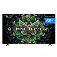 Smart TV 65" TCL 4K UHD MiniLED 65C6K na Aliexpress