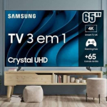 Smart TV 65” UHD 4K LED Samsung 65CU7700 – Wi-Fi Bluetooth Alexa 3 na Magazine Luiza