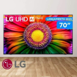 Smart TV 70″ 4K LG UHD ThinQ AI 70UR8750PSA HDR Bluetooth Alexa Google Assistente Airplay2 3 HDMI na Amazon