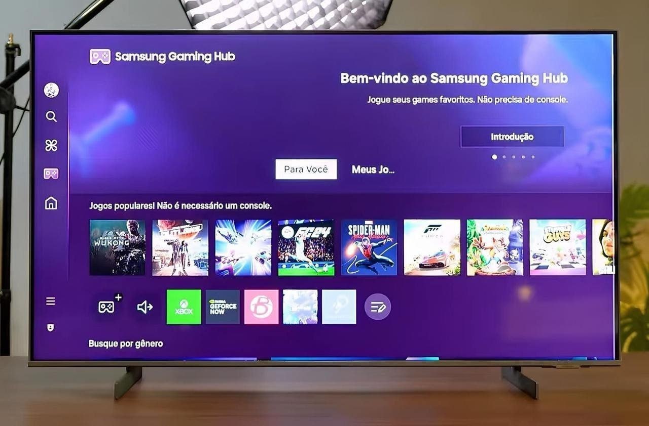 Smart TV 70 Samsung UHD 4K Crystal U8500F UN70U8500FGXZD Tizen 2025 na Aliexpress