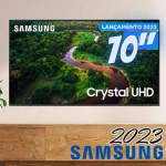 Smart TV 70” UHD 4K LED Crystal Samsung 70CU8000 Wi-Fi Bluetooth Alexa 3 HDMI na Magazine Luiza