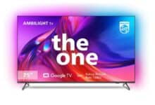 Smart TV 75″ 4K 120 Hz Philips THE ONE 75PUG8808/78, Google TV, Ambilight, P5, DTS Play-Fi, Freesync, Dolby Vision Atmos, 50W RMS 2.1 na Amazon