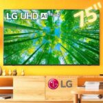 Smart TV 75” 4K LED LG 75UQ8050 AI Processor – Wi-Fi Bluetooth HDR Alexa Google Assistente 3 HDMI na Magazine Luiza