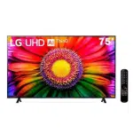Smart TV 75” 4K LG UHD ThinQ AI 75UR8750PSA HDR Bluetooth 3 HDMI na Magazine Luiza