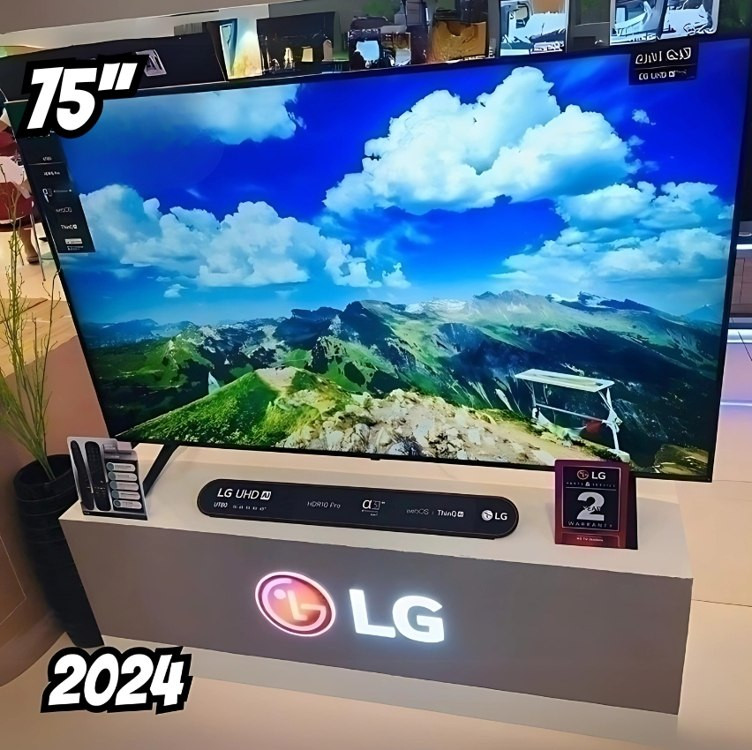 Smart TV 75″ 4K LG Ultra HD 75UT8050 com Processador a5 Ger7 AI Alexa/Chromecast integrado na Aliexpress