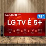 Smart TV 75” 4K UHD LED LG 75UR8750 na Magazine Luiza