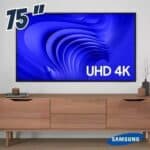 Smart TV 75” 4K UHD LED Samsung 75DU7700 na Aliexpress